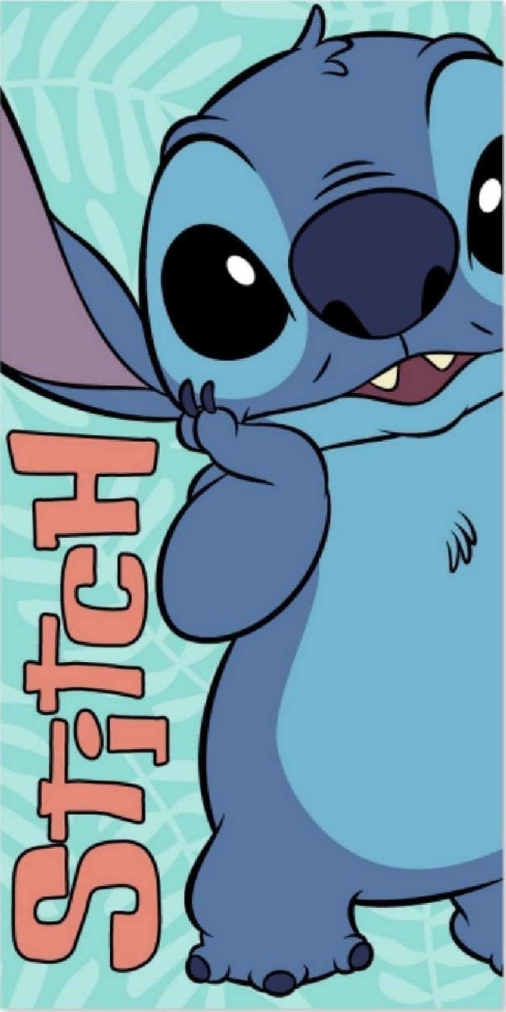 Serviette De Plage Stitch Lilo & Stitch – 140x70 Cm, Douce 100% Polyester, Certifiée OEKO-TEX, Idéale Piscine & Bain