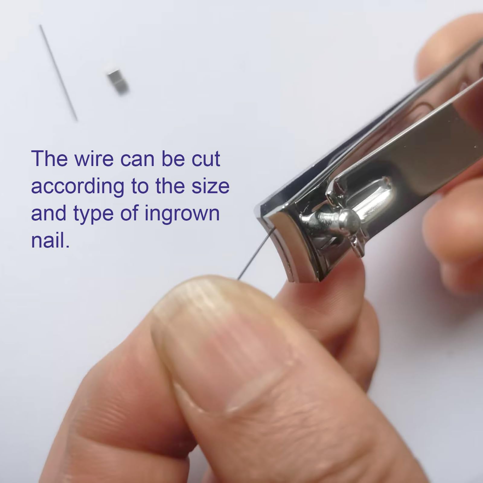 Cuttable Adjustable Titanium Alloy Silicone Ingrown Correction Kit,Ingrown Toenail Treatment,Ingrown Toenail Removal Kit,Designed for Ingrown Nail Repair, Ingrown Toenail Corrector at Home,reusable