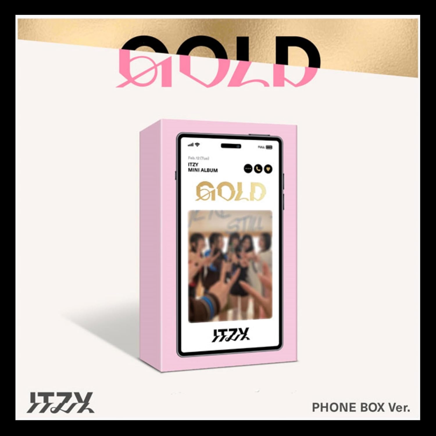 ITZY GOLD 2nd Full Album (Phone Box Ver.)