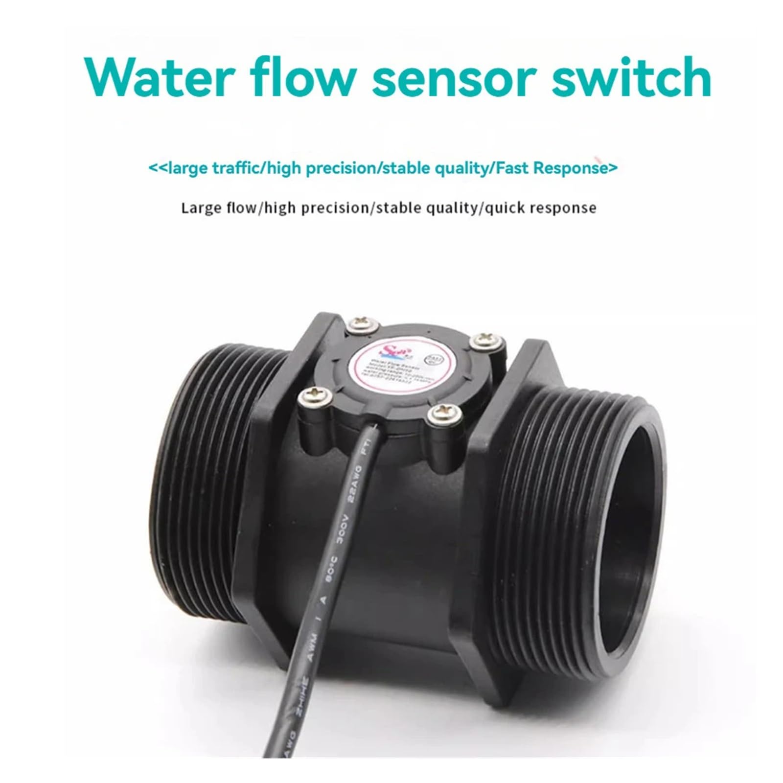 Medidor de Flujo de Agua, Medidor de Flujo de Agua YF-DN50 G2 Pulgadas, Sensor, caudalímetro, indicador, medidor de caudal, Dispositivo de medición de Flujo de Agua, 10-200 l/min