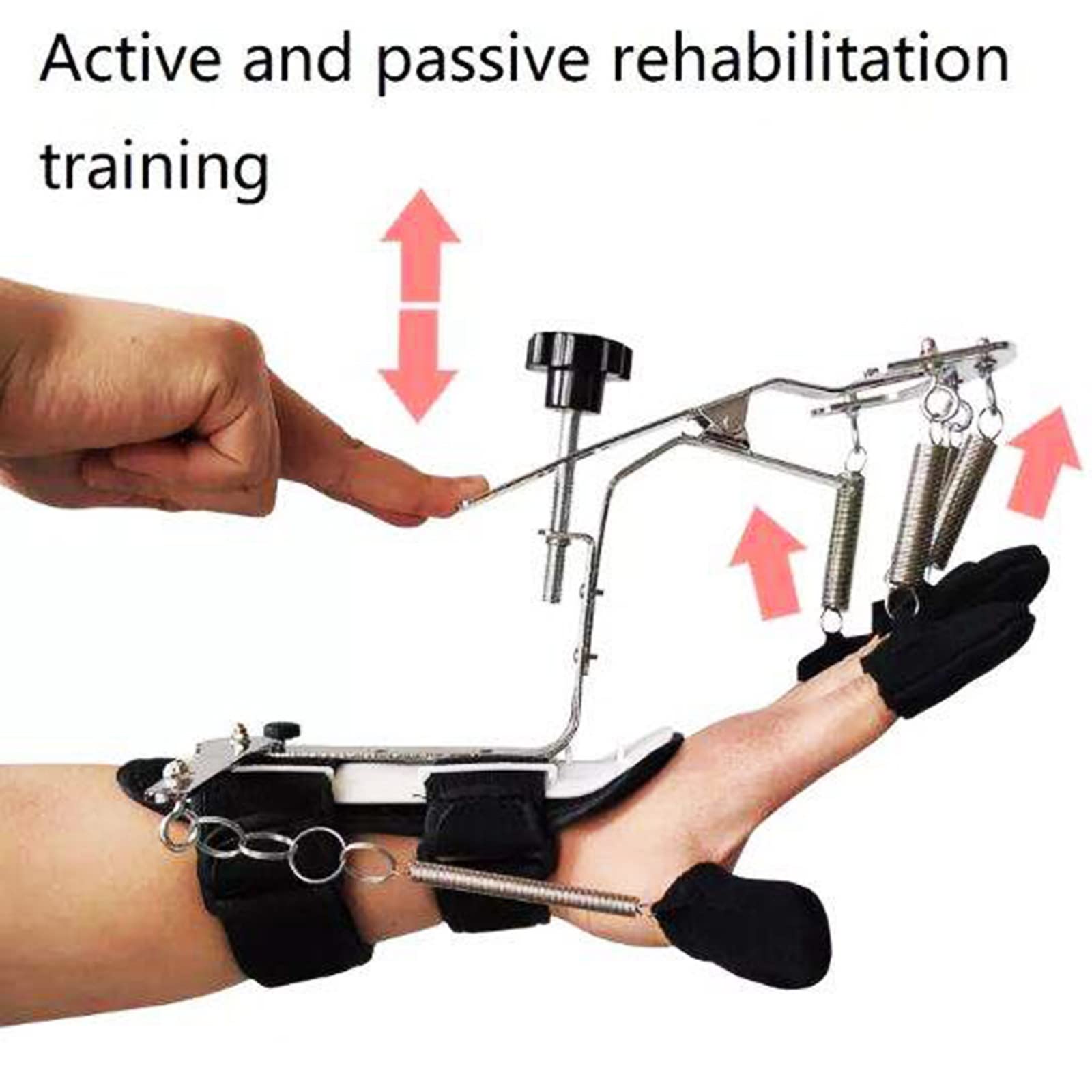 Corrector de Dedo de muñeca Órtesis de muñeca de Mano multifunción Férulas de Dedo separadas Tablero de extensión de espasmo Flexible Férula Apoplejía Hemiplejia, para Manos Izquierda y Derecha