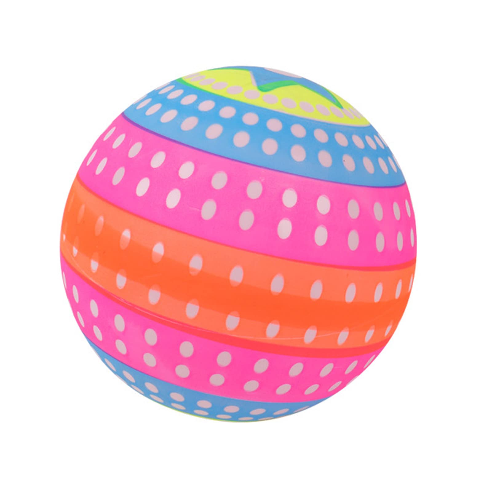 Oushengsi Large Luminous Jumping Ball High Bouncing Rubber Ball for Children Multi-color Glow-in the Dark Education Toys-Shiny Toy Plastic