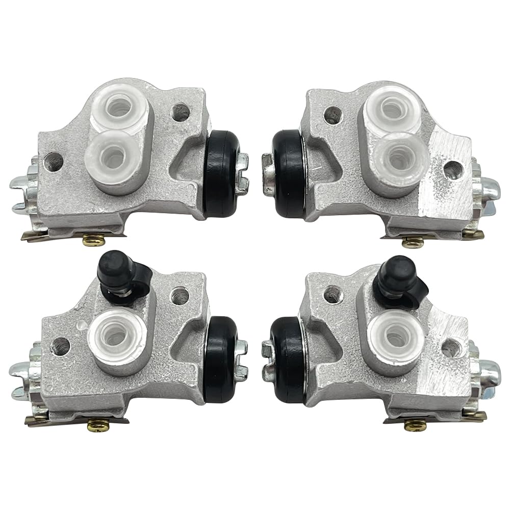 Vordere Radbremszylinder links und rechts 4-teiliges Set Passend für Yama-ha Big Bear 350 Kodiak 400 YFM350 YFM400 1989-1998 3HN25950 3HN25960 3HN25980 3HN5990