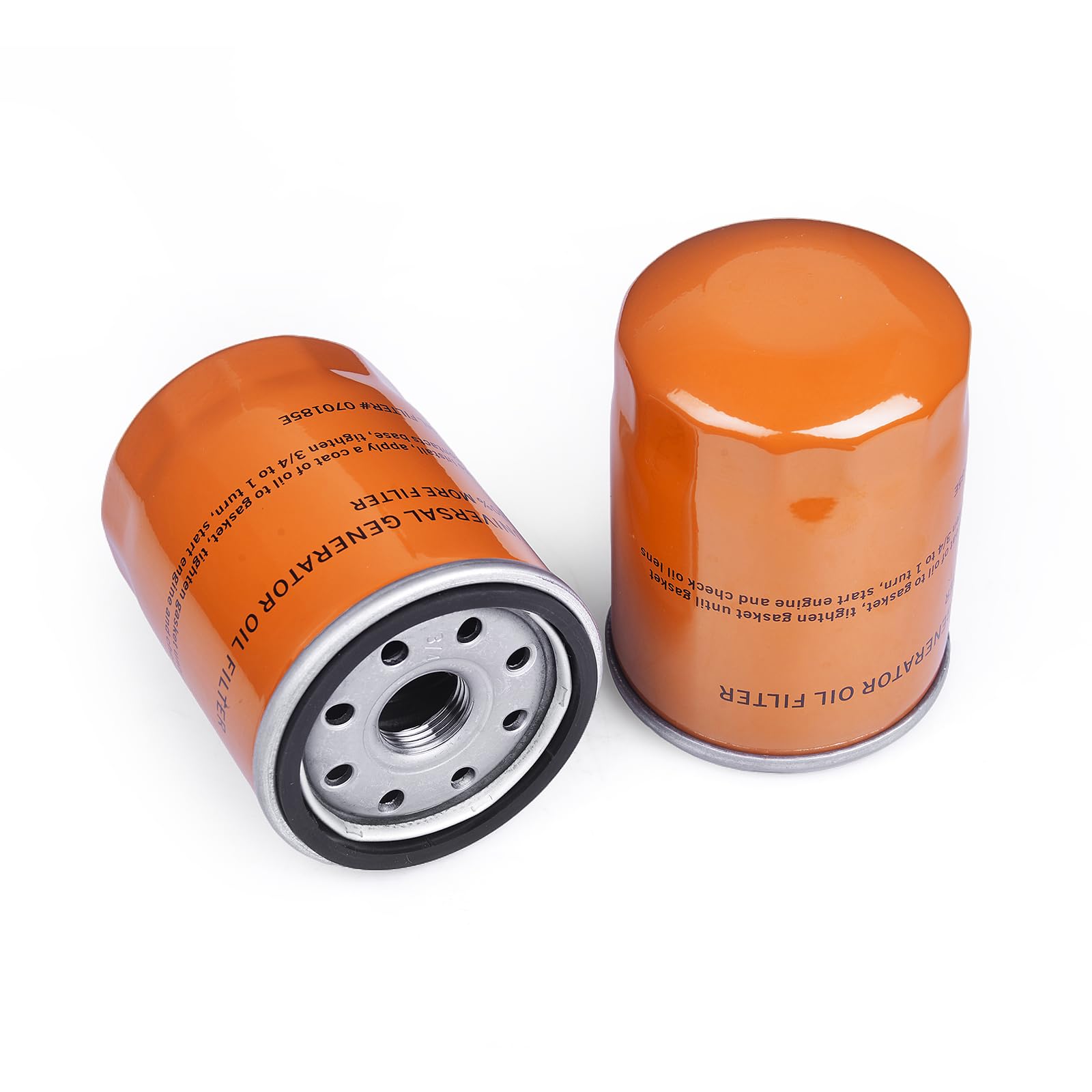 ZHSYMX 070185ES Oil Filters Compatible with Generac Engines 8-24kw Guardian Portable Outdoor Generator 90mm High Capacity Replaces 070185E 70185 (2 Pack)
