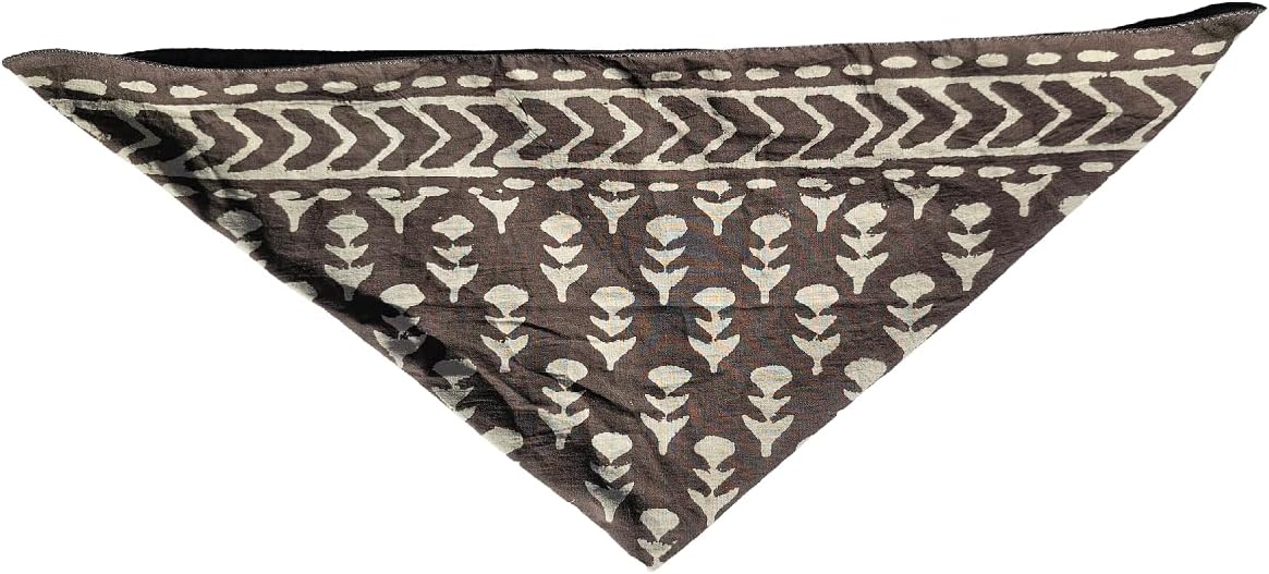 Bandana Scarf Head Scarf Scarves For Women Block Print Bandana Handmade Block Print Natural Colours Organic Colours - Image 7