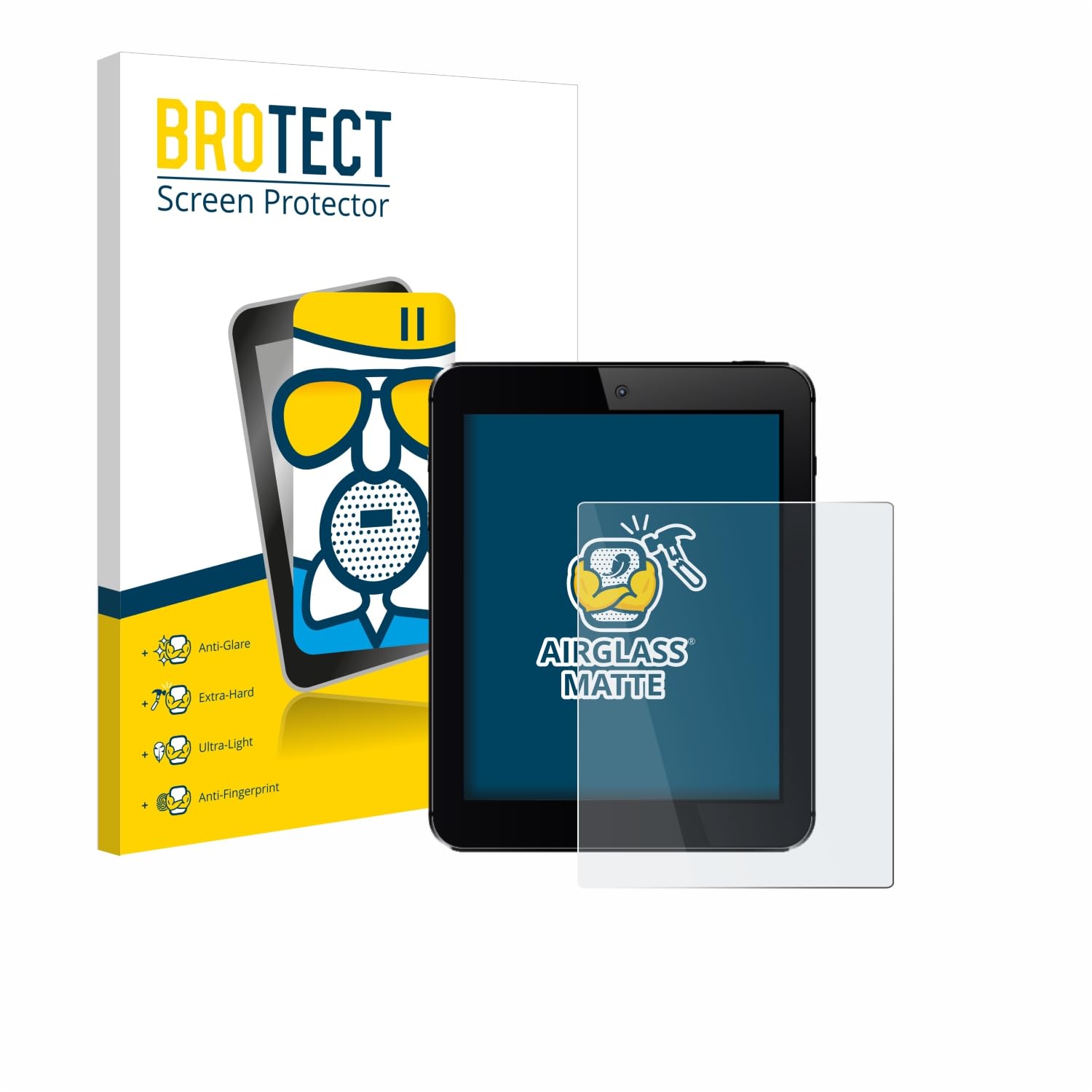 BROTECT 7 Privacy Screen Protector for Standard Sizes with 7.0 inch Display (17.8cm) [152.4mm x 91.5mm, 15:9] - Anti-Spy, Screen Protector