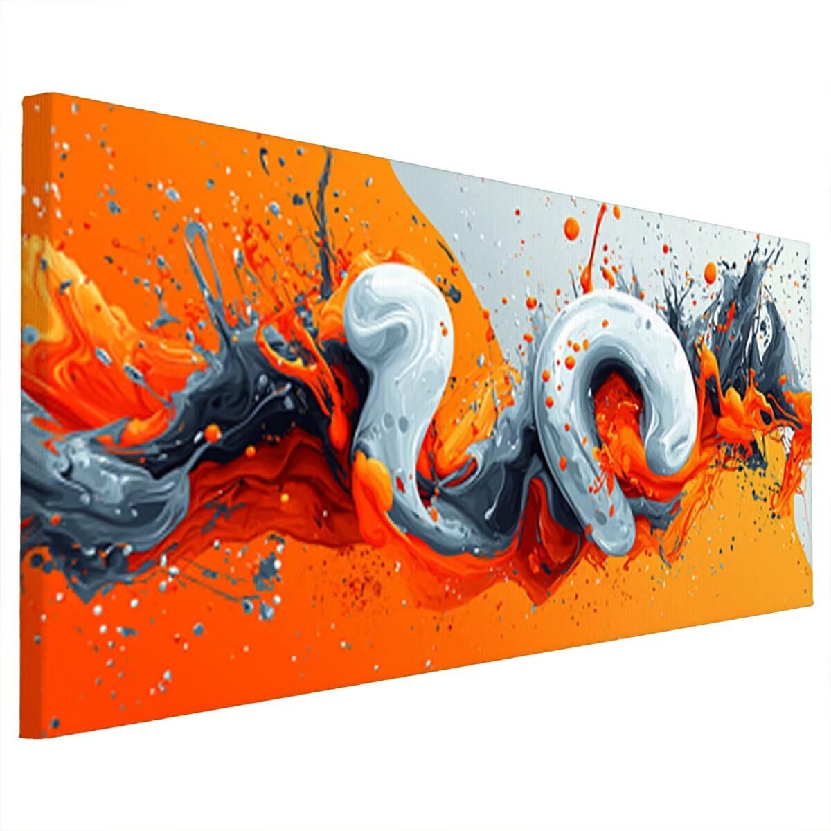 Abstrakcyjne malowanie diamentowe, nowoczesne malowanie diamentowe duży rozmiar 220 x 100 cm, DIY kryształowy diament malarstwo diamentowe haft rzemiosło zestaw do dekoracji jesiennych R-78