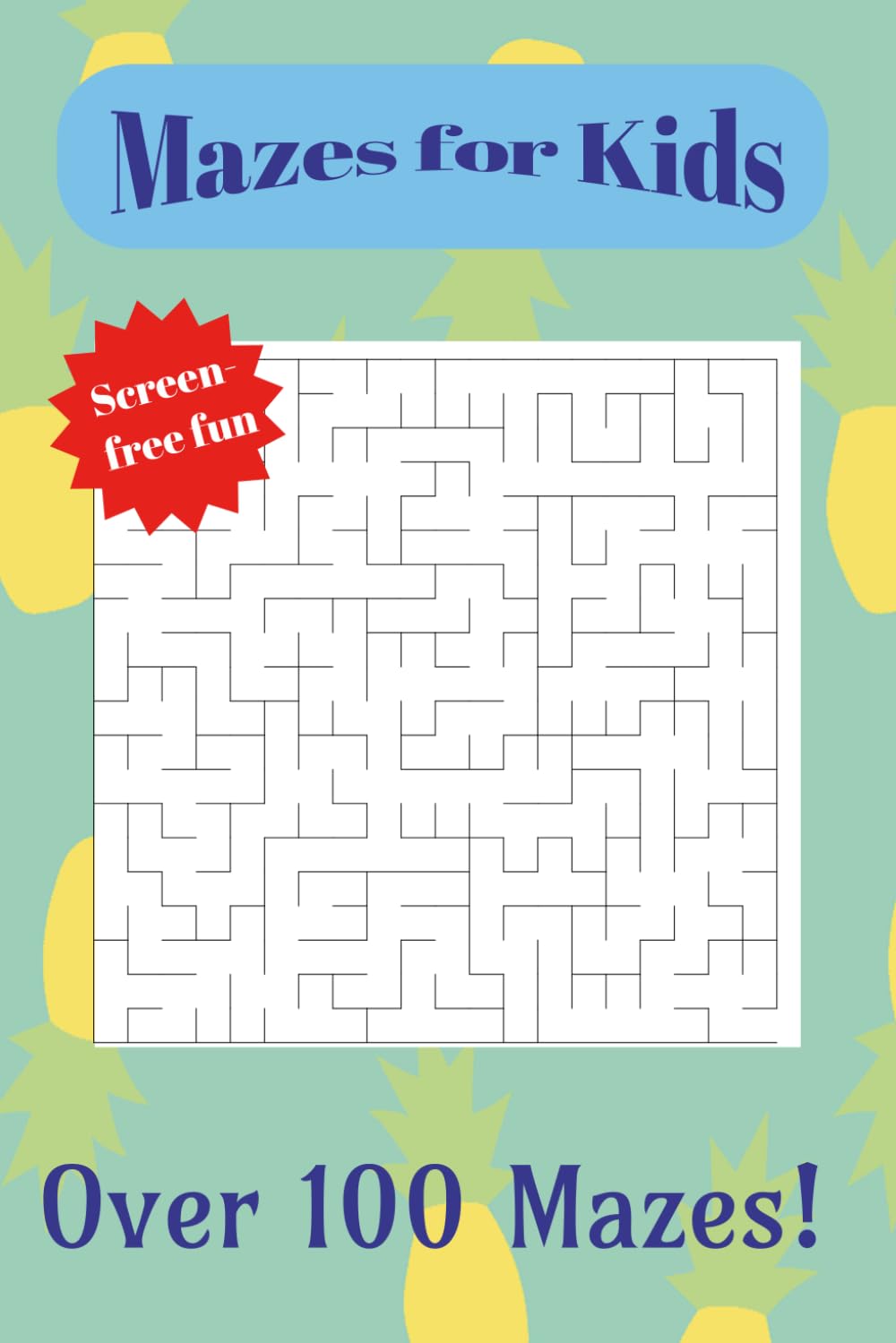 Mazes for Kids: Maze Activity Book | 6x9 Inches, 110 pages | 50+ Puzzles ... Workbook, Activity Book, Problem-Solving for Kids