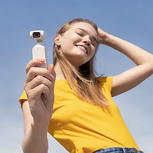 Miniatura 7 de DJI Pocket 2 Combo exclusivo Sunset White - Cámara de vlogging de tamaño bolsillo cardán motorizado de 3 ejes grabadora de video 4K foto de 64 MP