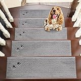 BEQHAUSE Stair Treads for Wooden Steps 28inX9in, Non...