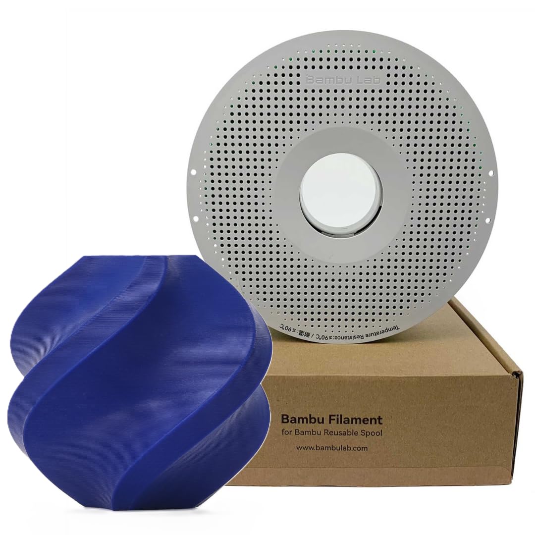 Bambu Lab - Filamento per stampante 3D PETG HF, filamento ad alta velocità da 300 mm/s, facile da stampare in PETG rapido con finitura liscia, materiale di stampa 3D, 1kg, blu