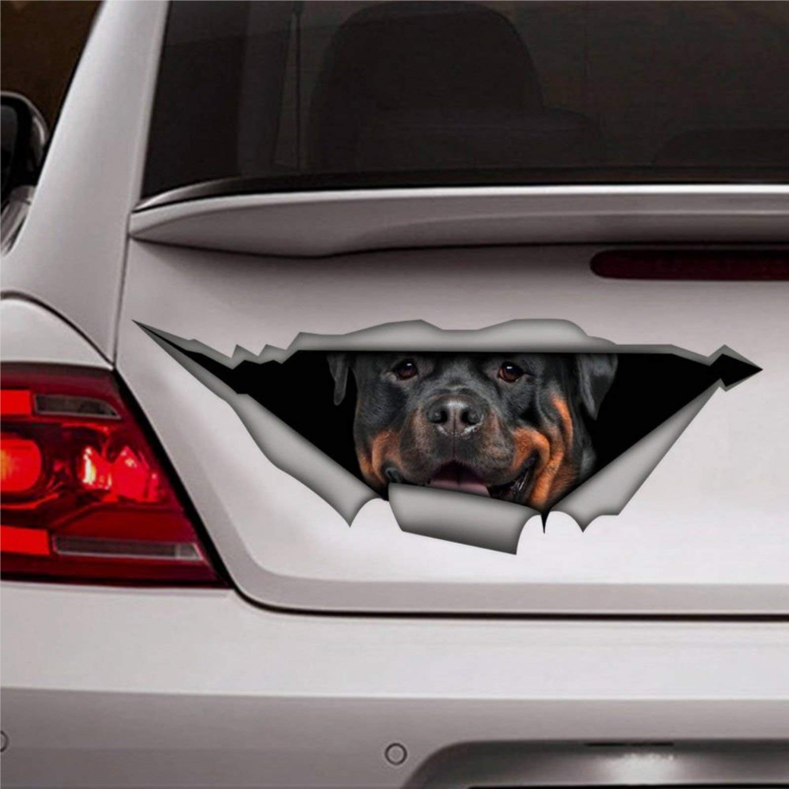 Byron Hoyle Rottweiler Car Decal Car Decoration, Rottweiler Sticker Stickers 3D Funny Car Decal Window Decal Vinyl Bumper Decal Die Cut Decals Laptop Stickers Present
