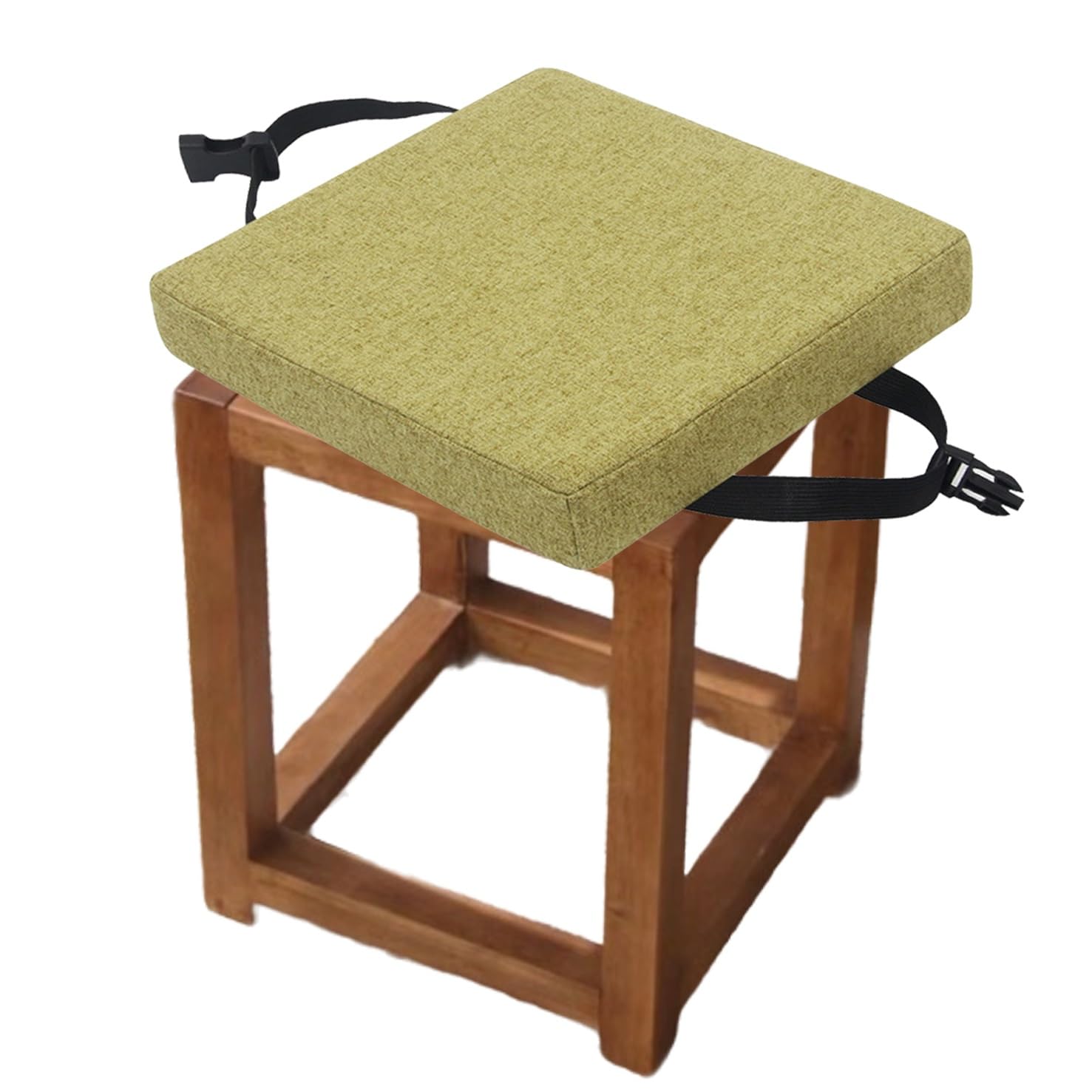Miecoae 10/11/12/13/14/16 Inch Stool Cushion Square/Rectangular, Non-Slip Bar Stool Seat Cushion with Machine Washable Cover(C4,35x35x5cm)