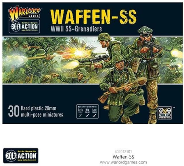 WAR-402012101A - Warlord Games -Waffen SS - Bolt Action Wargaming Miniatures