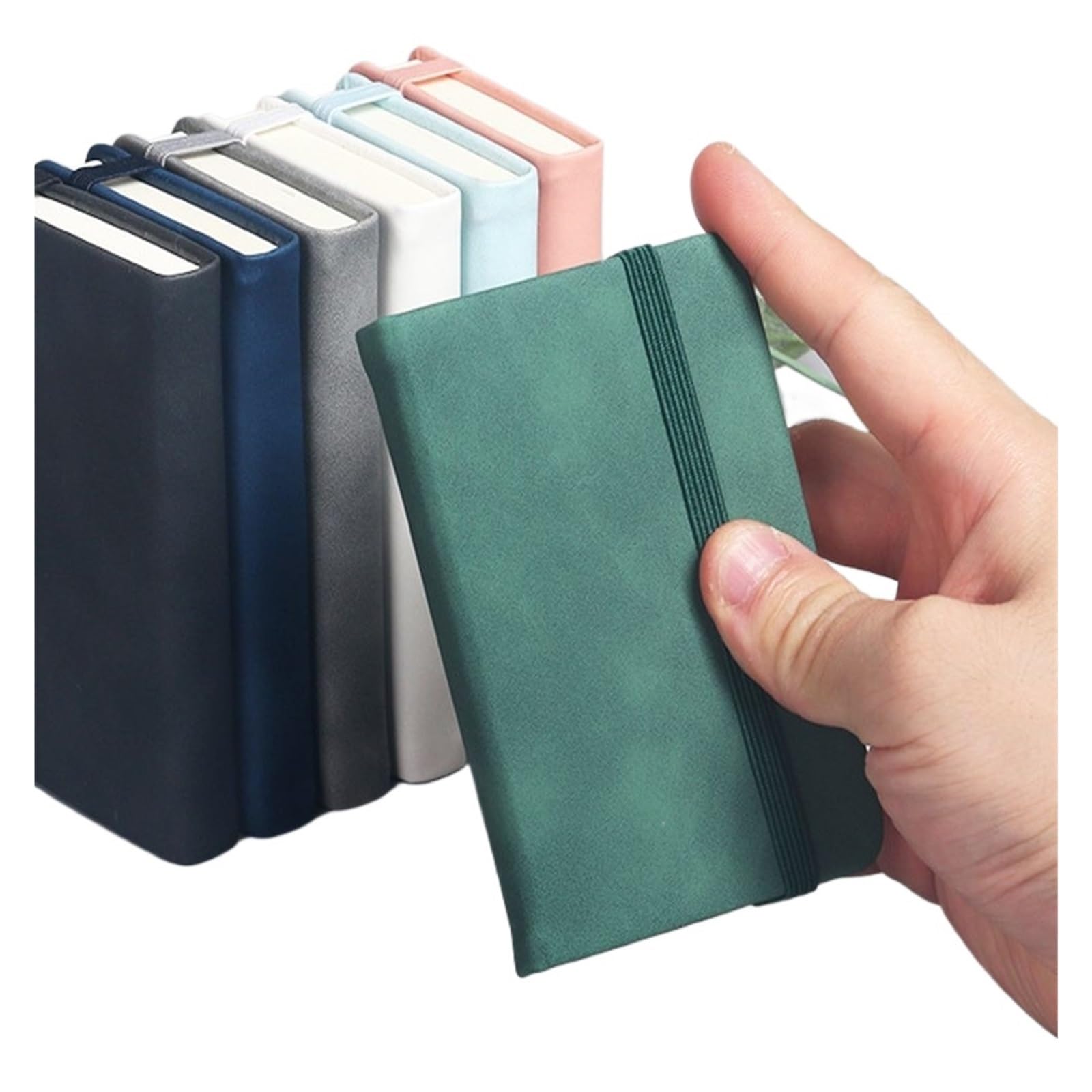 Inspirierendes Notizbuch 3Pcs A7 Mini Notebook Tragbare Tasche Notizblock Tagebuch Planer Agenda Memo Büro Schule Schreibwaren(M)