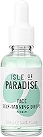 Isle of Paradise Self Tanning Face Drops Medium (30 ml) Add Self Tanning Drops to Skin Care Natural Ingredients & Vegan