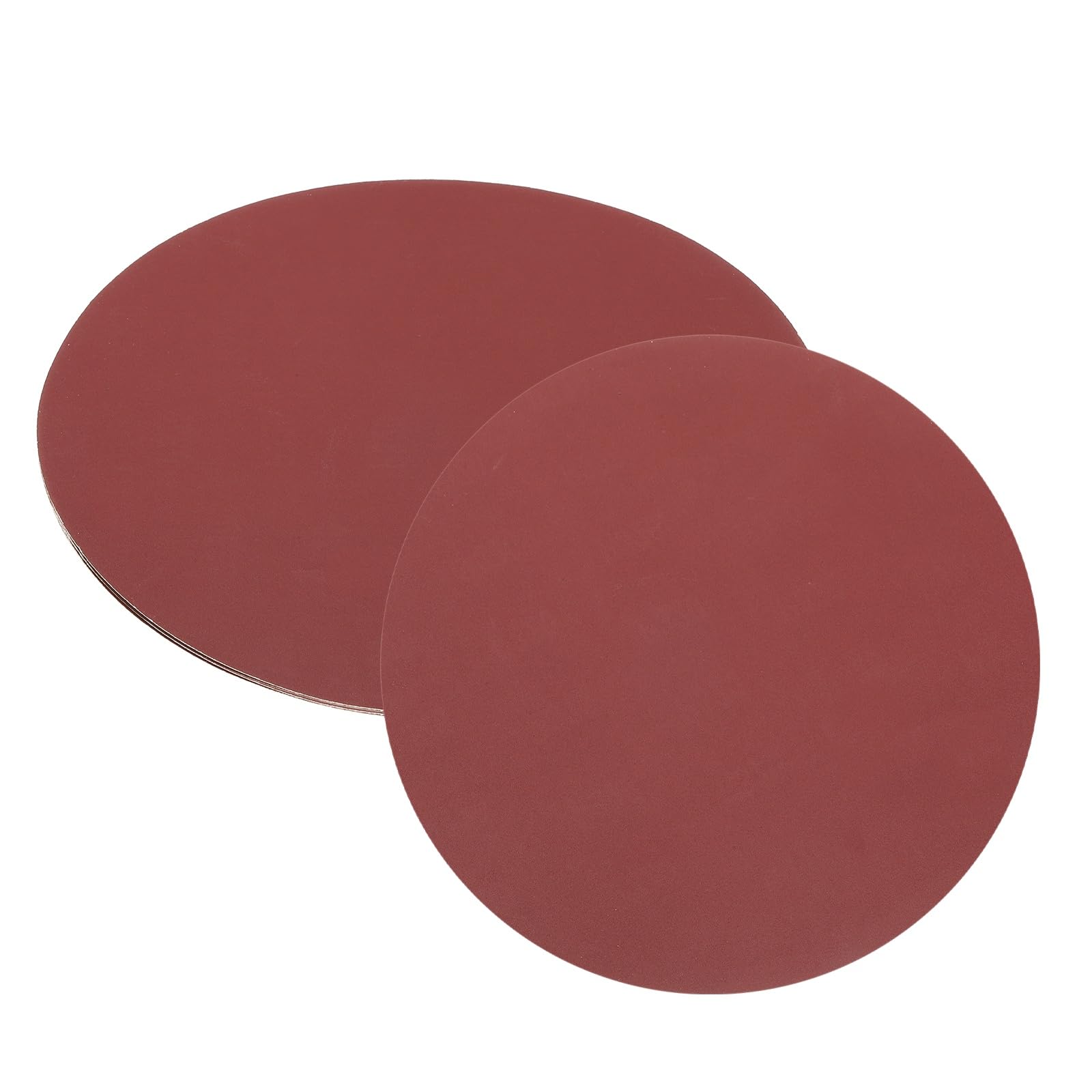 sourcing map 5pcs 250mm Sanding Discs, 320 Grits Aluminum Oxide Hook and Loop Stick Back Sandpapers, No-Hole Round Wet/Dry Sander Papers, Sand Auto Car Paint, Wood, Metal