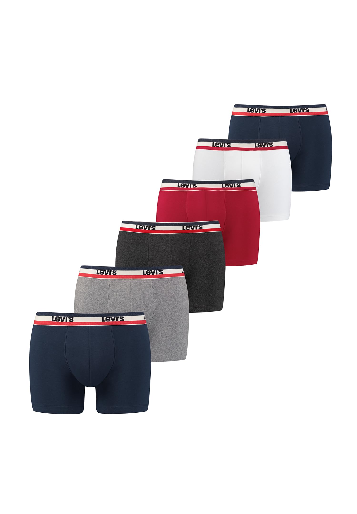 Levi's Trunk Ropa Interior (Pack de 6) para Hombre