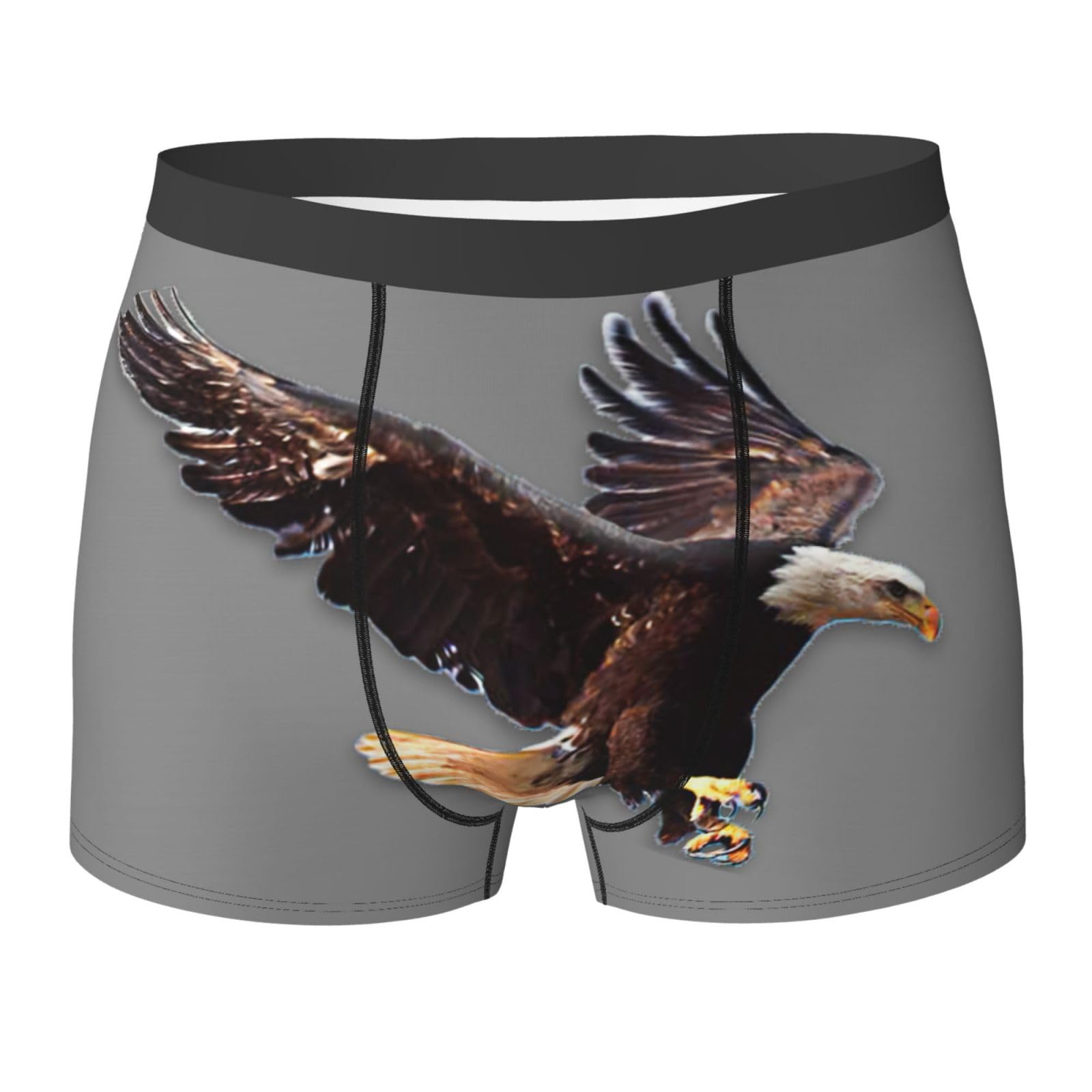 Asbwuo Unisex As Pic An Eagle Print Mens Boxer Briefs Active Stretch Breathable Comfortable Underwear,Daily,Exercise