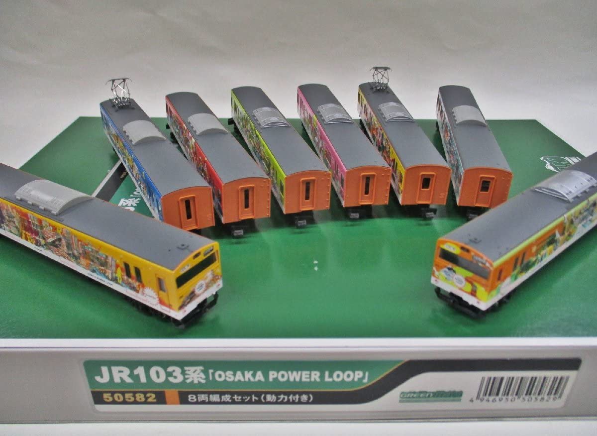 Amazon.co.jp: GREENMAX 50582 JR103系「OSAKA POWER LOOP」8両編成
