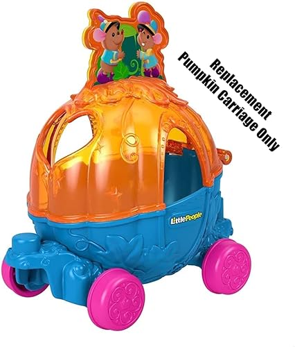 Miniatura 2 de Pieza de repuesto para flotador Fisher-Price Little People Princess Parade - GKR17  Carro de calabaza de repuesto de Cenicienta y Pals