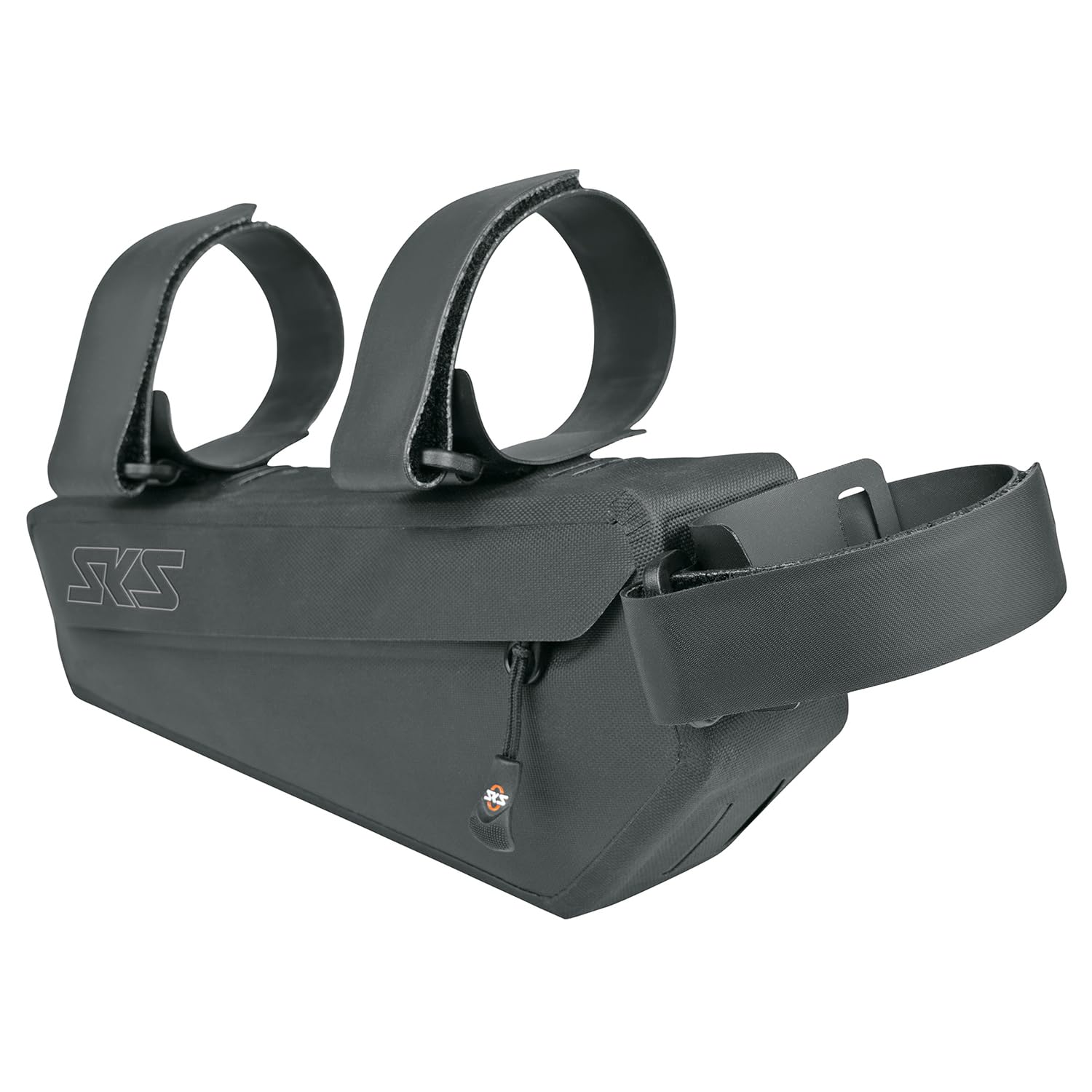 SKS GERMANY Race Frame Bag Sacoche de Cadre de vélo (Sacoche de vélo, Coupe Vent et légère, imperméable, éléments réfléchissants, Maintien sûr, Sac de Cadre ou de Tige de Selle) Noir