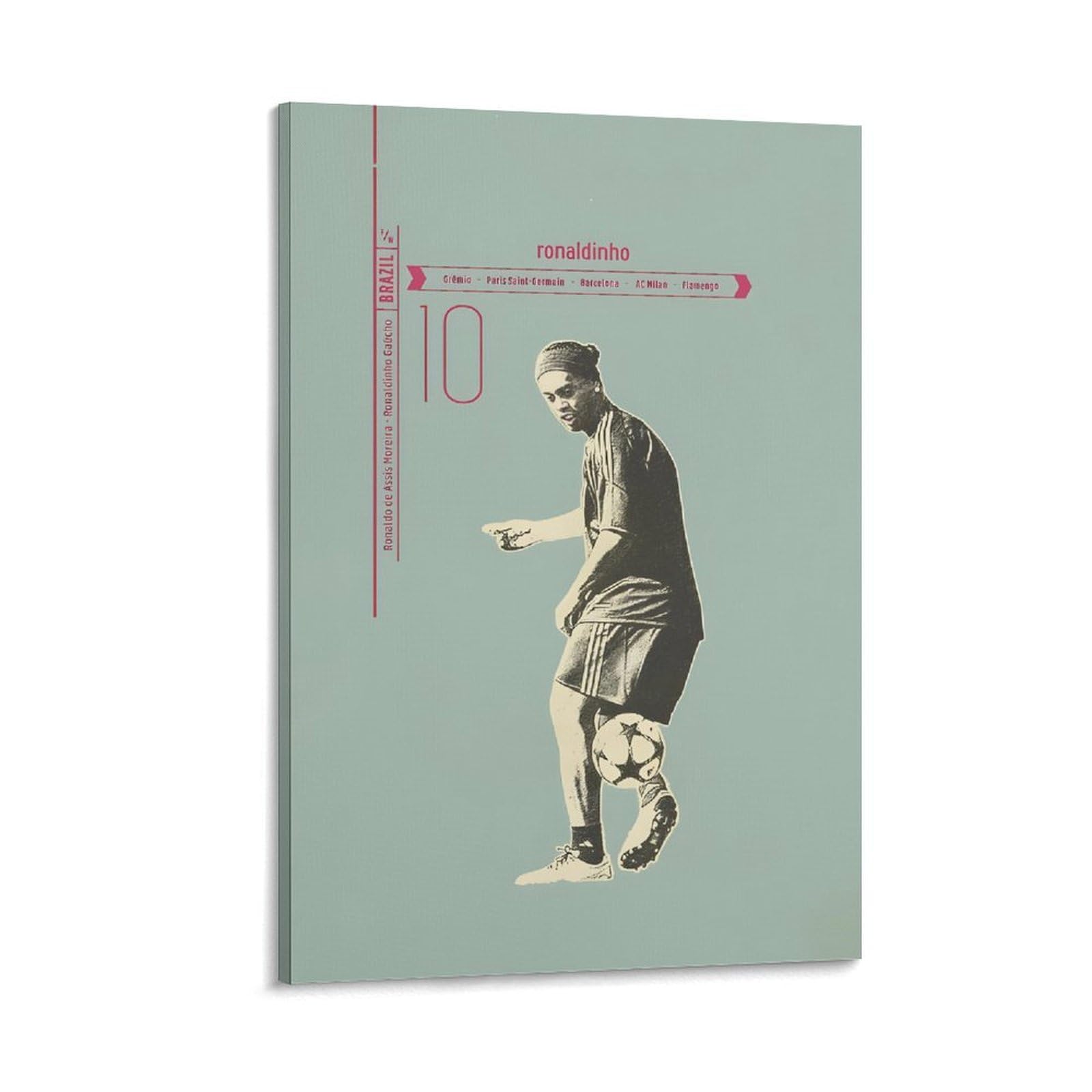 Amazon.co.jp: ロナウジーニョ ポスターサイズ Ronaldinho FC
