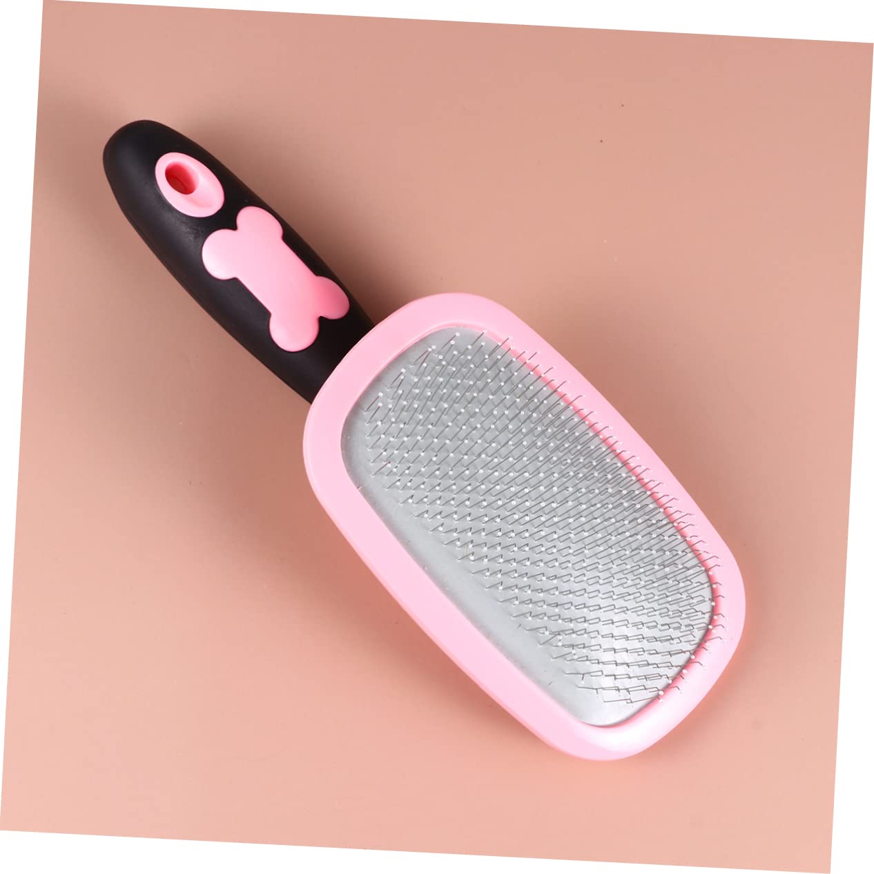 BESPORTBLE Dog Cat Grooming Brush Pet Massage Comb Pet Grooming Tool Cleaning Comb Ergonomic Grip Large Size