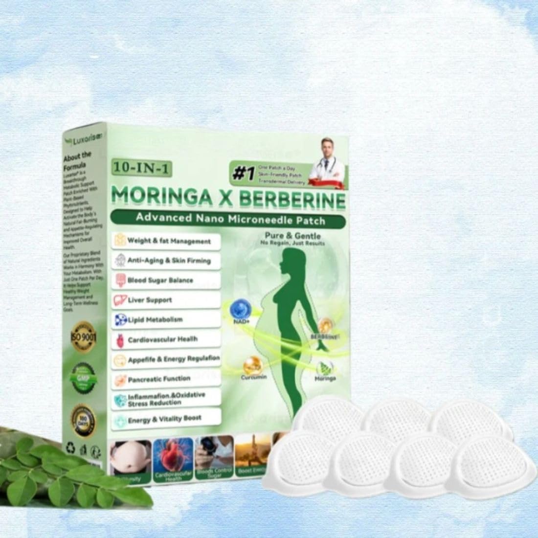 Berberine Advanced Nano Microneedle Patch – Weight & Fat