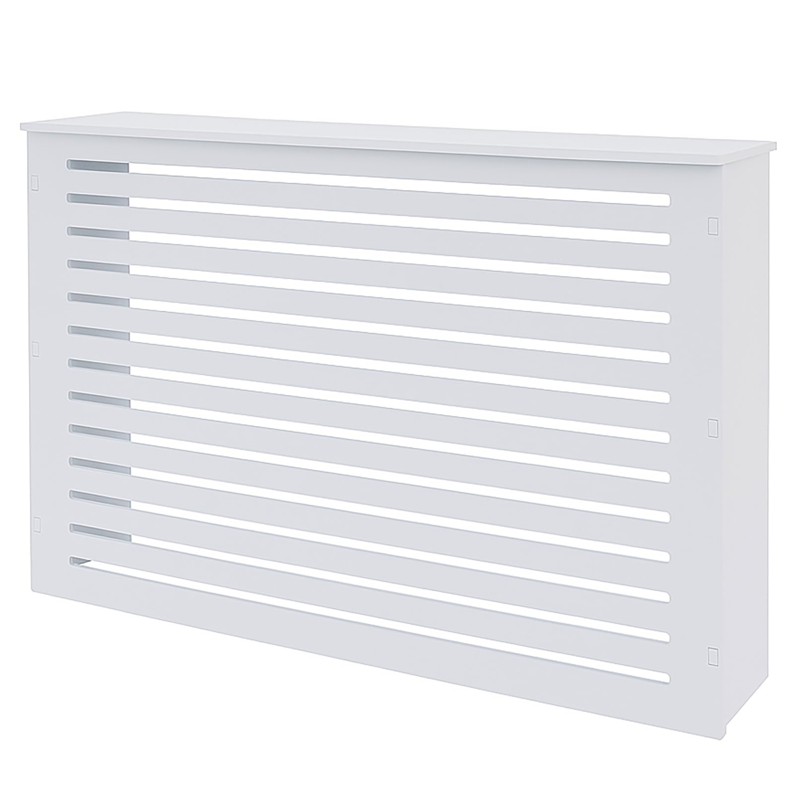Copertura decorativa ventilata per termosifone con ripiano superiore, elegante e sicura, per la protezione dal vapore della casa e per una migliore decorazione della stanza