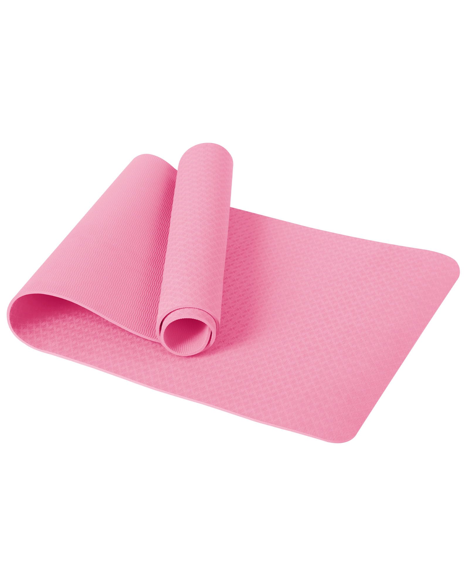 Good Nite Tappetino da ginnastica, yoga, fitness, antiscivolo, per allenamento, sport, turn, pilates, con tracolla, 183 x 61 x 0,6 cm