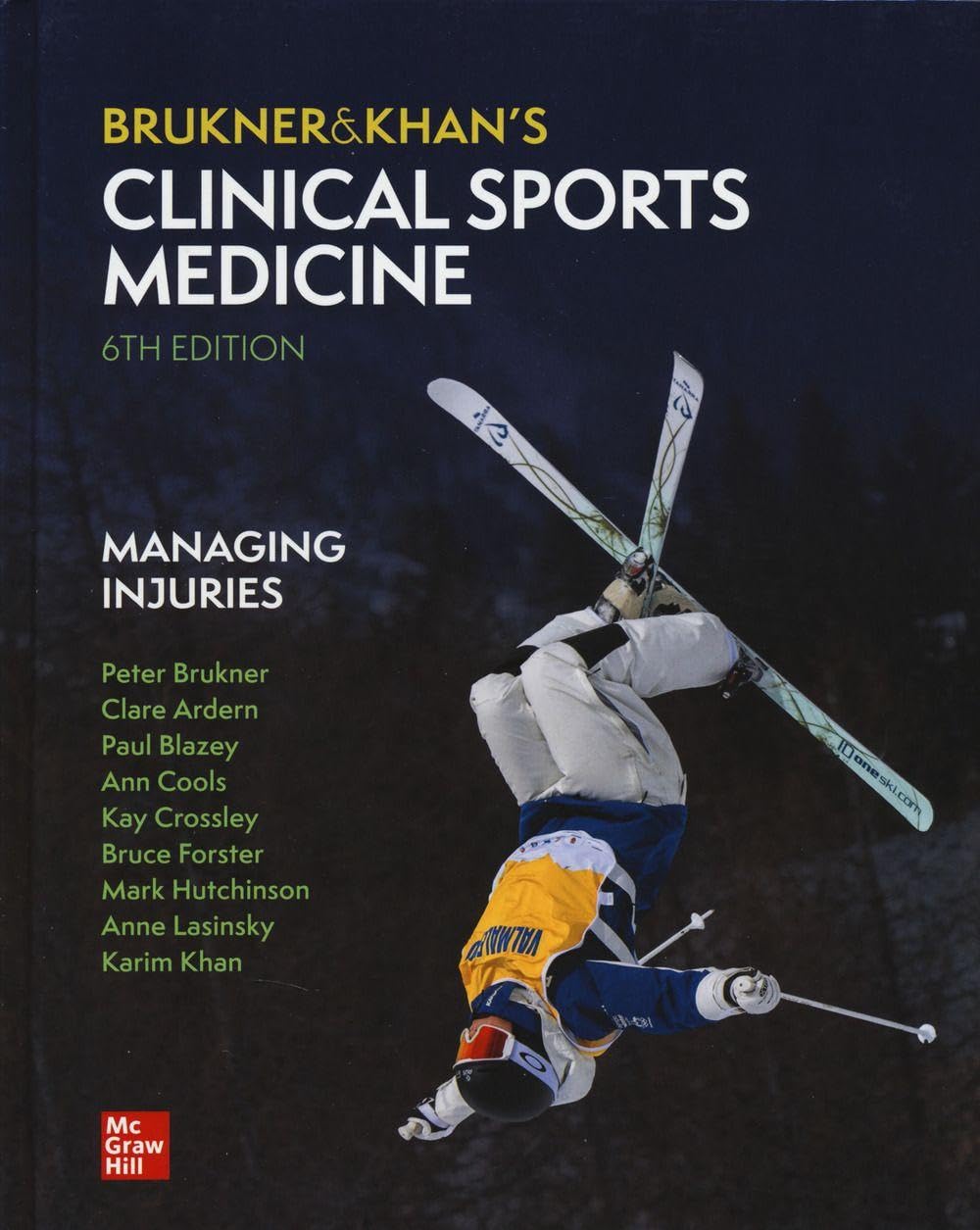 Clinical sports medicine: managing injuries