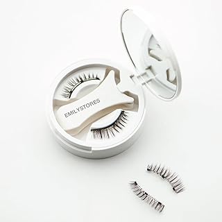 Magnetic False Eyelashes, Brown Natural Looking, Reusable with Applicator