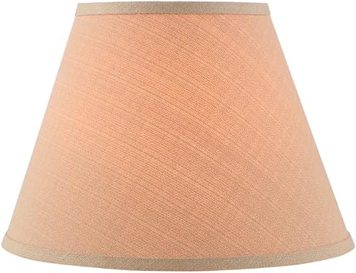 Miniatura 2 de Aspen Creative 32692 - Pantalla para lámpara de araña con forma de imperio de transición, sepia, parte superior de 7 pulgadas x 13 pulgadas inferior