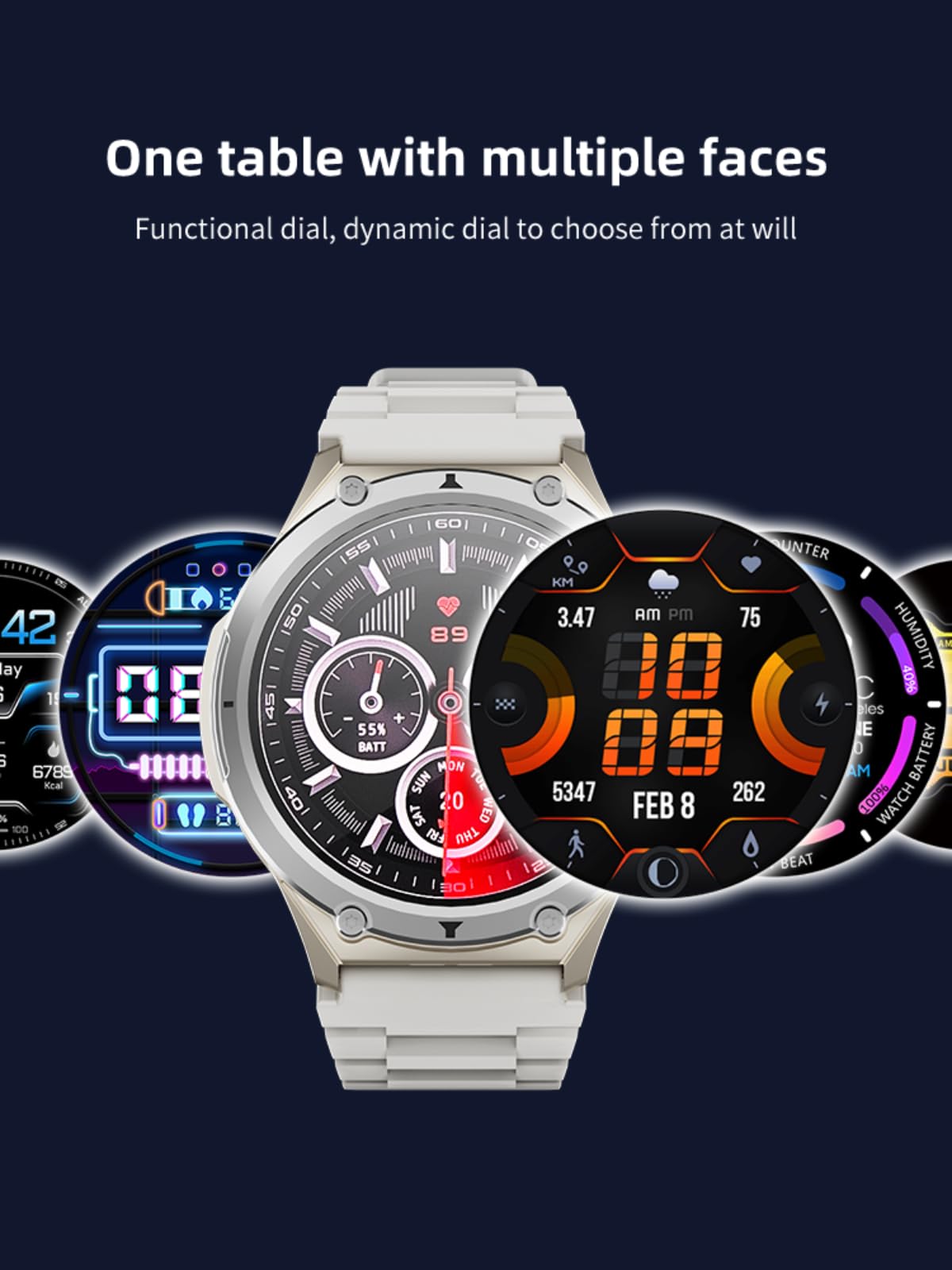 4G SIM Card Android 9.0 200W HD 180 ° che gira l'orologio astuto della macchina fotografica, regalo eccellente