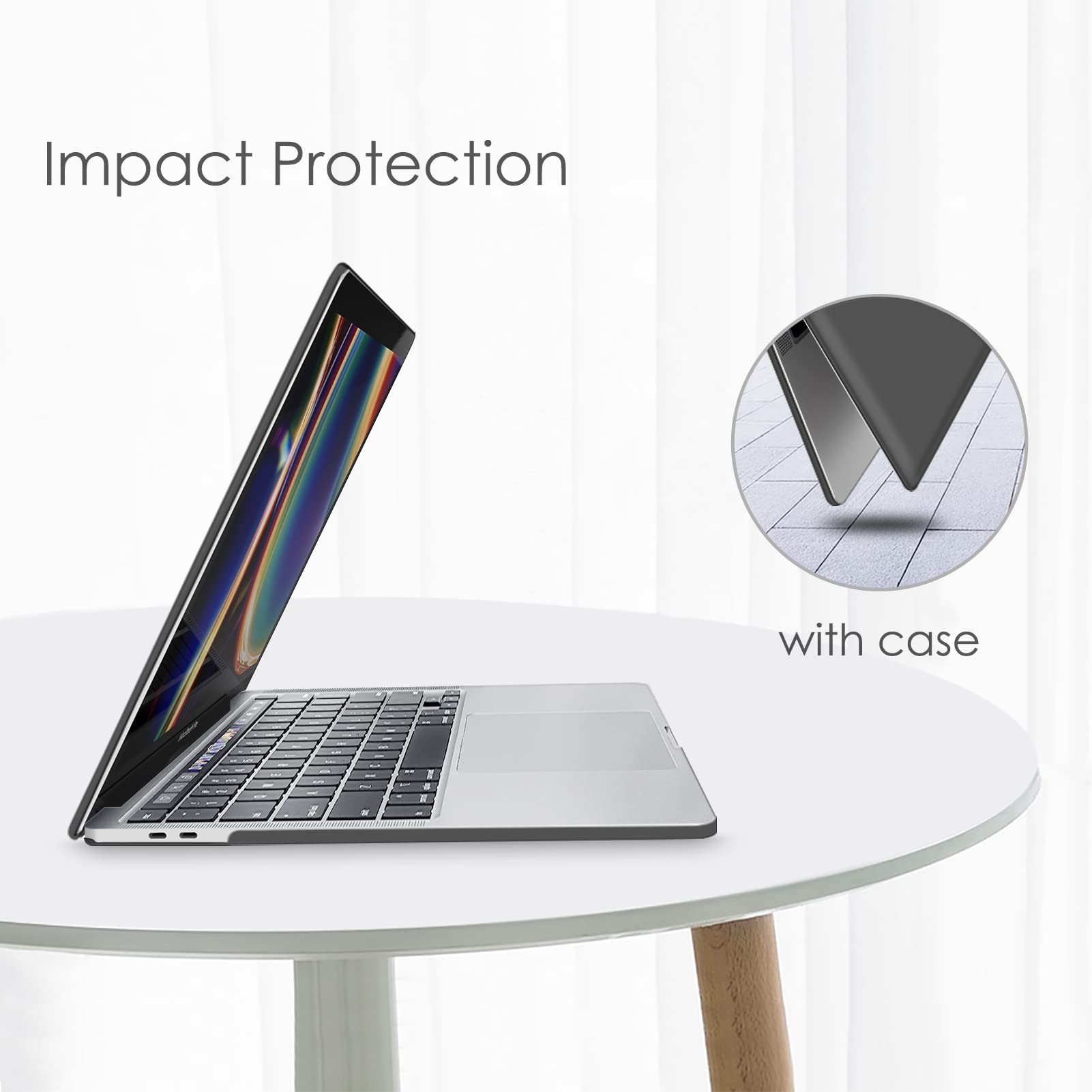 Fintie Case Compatible with MacBook Pro 13 2020-2016 A2338 M1 A2289 A2251 A2159 A1989 A1706 A1708, Ultra Thin Matte Hard Protective Case Snap Case Compatible with MacBook Pro 13 (Blue