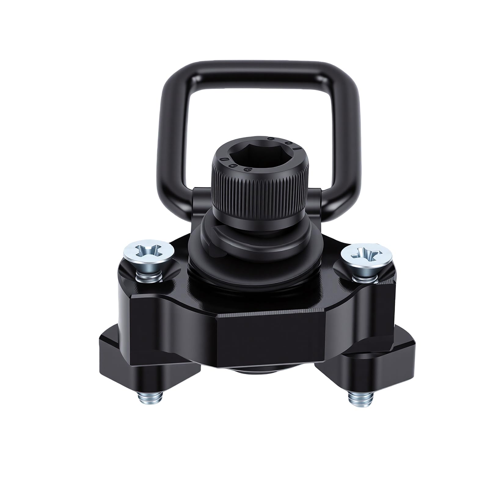Kotwy do Mocowania ATV UTV, 4 Sztuki, Aluminium 6061 T6, Bez | Zestaw Kotwicy ładunkowej UTV, Aluminium 6061 T6, Bez Konieczności Wiercenia, Mocowanie do Quada, Pasy Mocujące, Transport