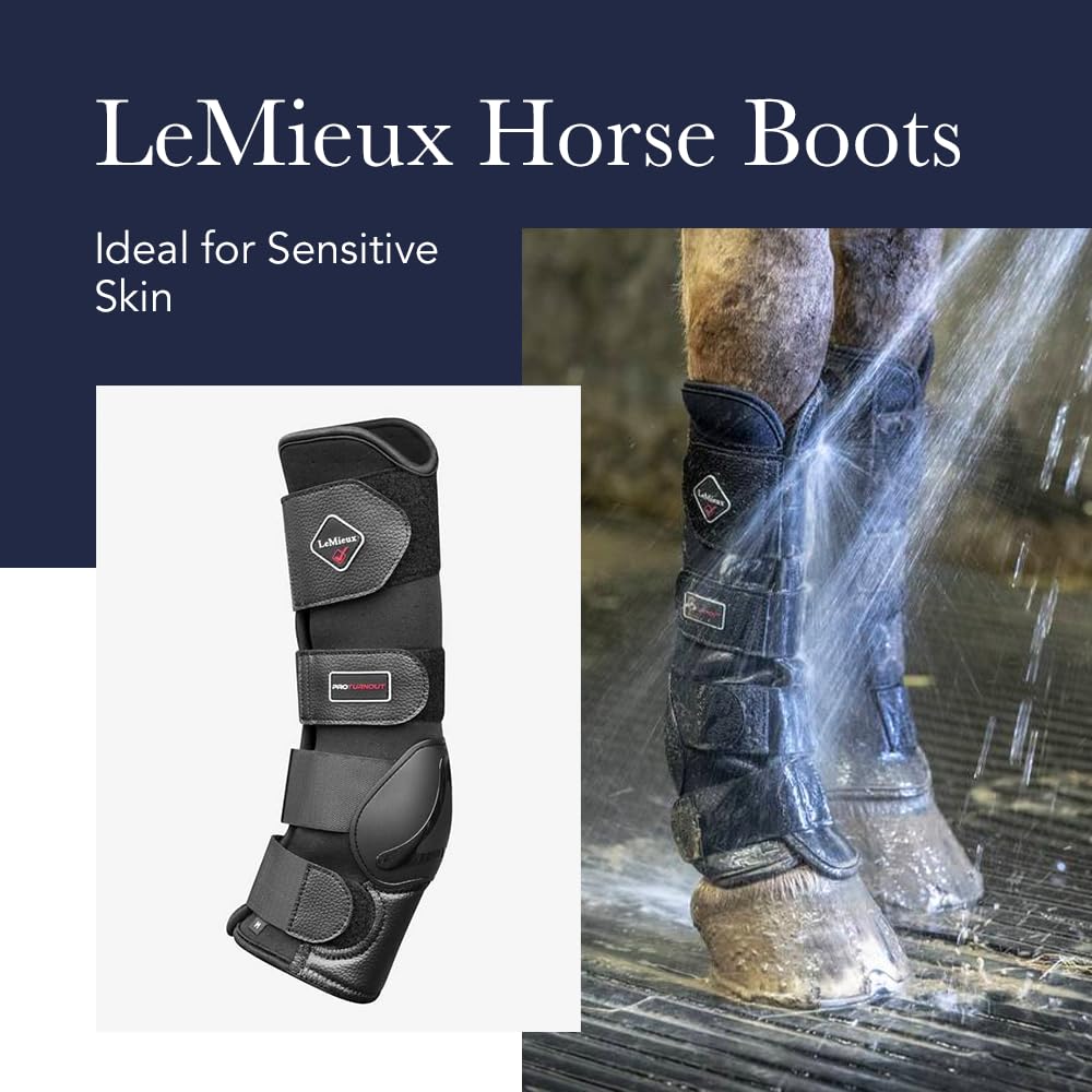 LeMieux Turnout - Botas de Caballo - Equipo de protección y Equipo de Entrenamiento - Botas equinas, envolturas y Accesorios (