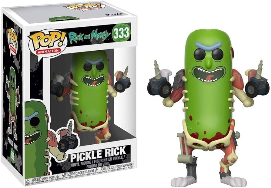 Amazon.com: Funko POP! Animation: R&M-Pickle Rick - Rick and Morty