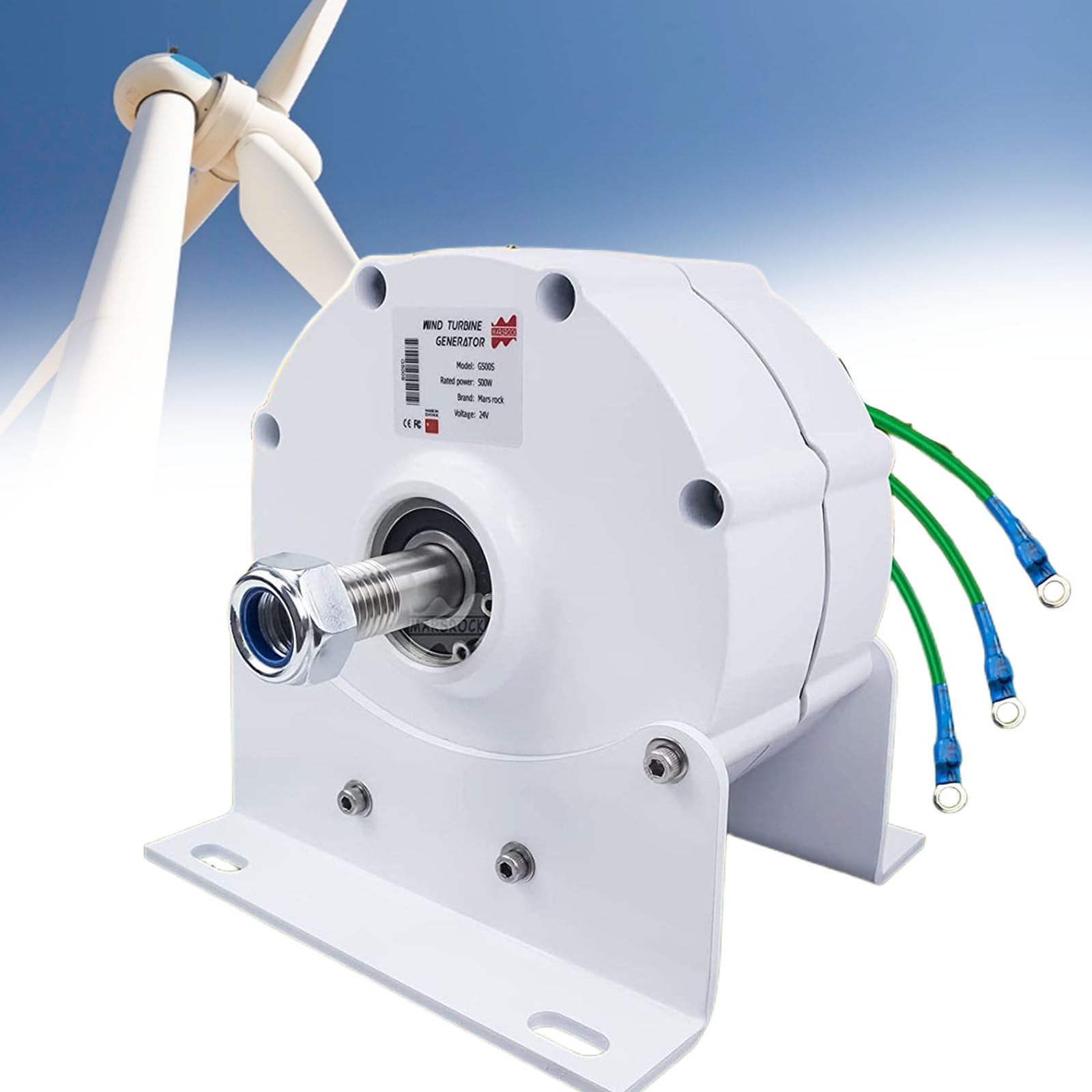 6000 Giri/Min? No, 600 Giri/Min Alternatore Generatore A Magneti Permanenti Trifase Ca Pmg 24V 8000W 9000W 10000W 12000W per Turbina Eolica E Idraulica Motore Elettrico Generatore Trifase Ca