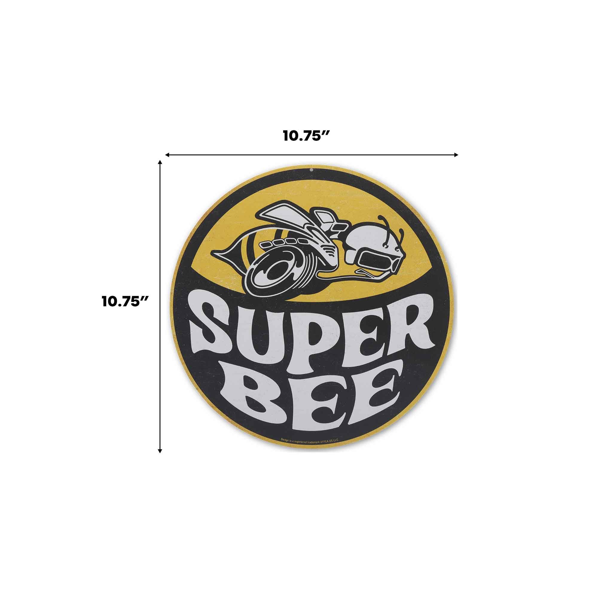 Amazon.com: Dodge Super Bee Logo Round Metal Sign - Vintage Dodge 