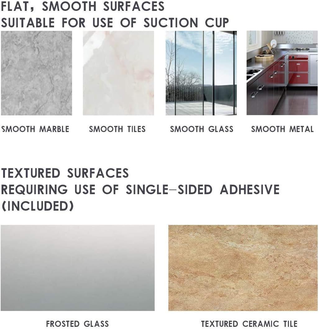 BRIGHT SHOWERS Handheld Shower Head Holder Matching 9 Settings Spray Handheld Shower Head, Oil-Rubbed Bronze