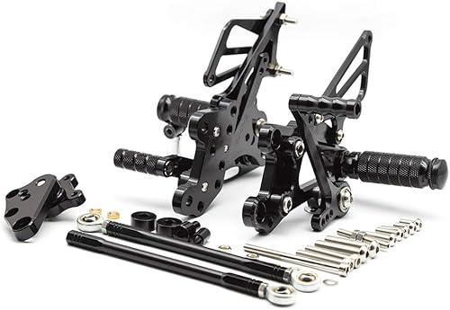 Miniatura 22 de FXCNC CNC CBR 600RR Billet - Juego de clavijas traseras para motocicleta, reposapiés trasero totalmente ajustables, compatibles con CBR600RR 2007