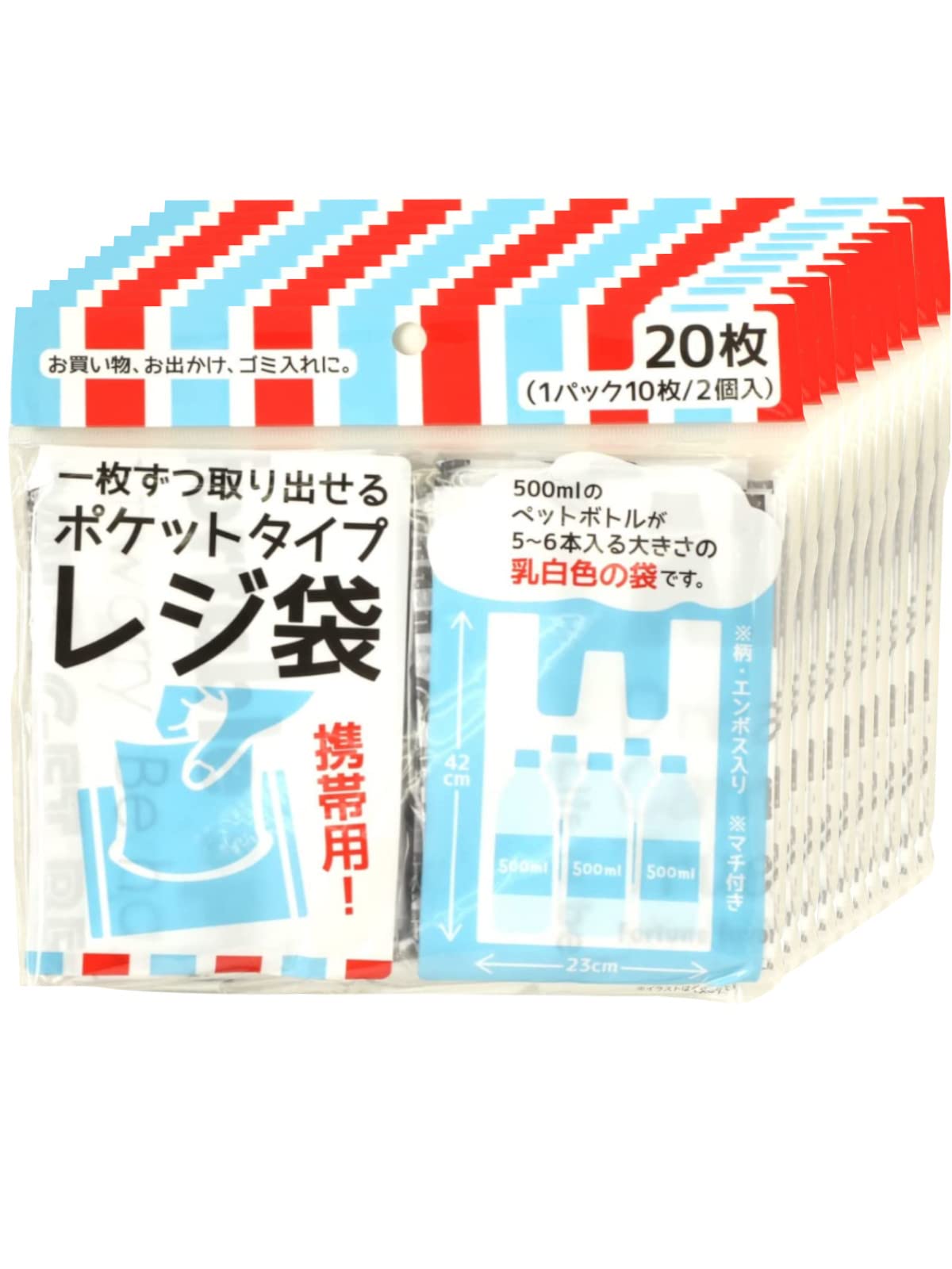 ホワイト ポケットティッシュ袋 協和紙工 ポケットティッシュ ブラン 8個入 19-072 1箱(40個入)（直送