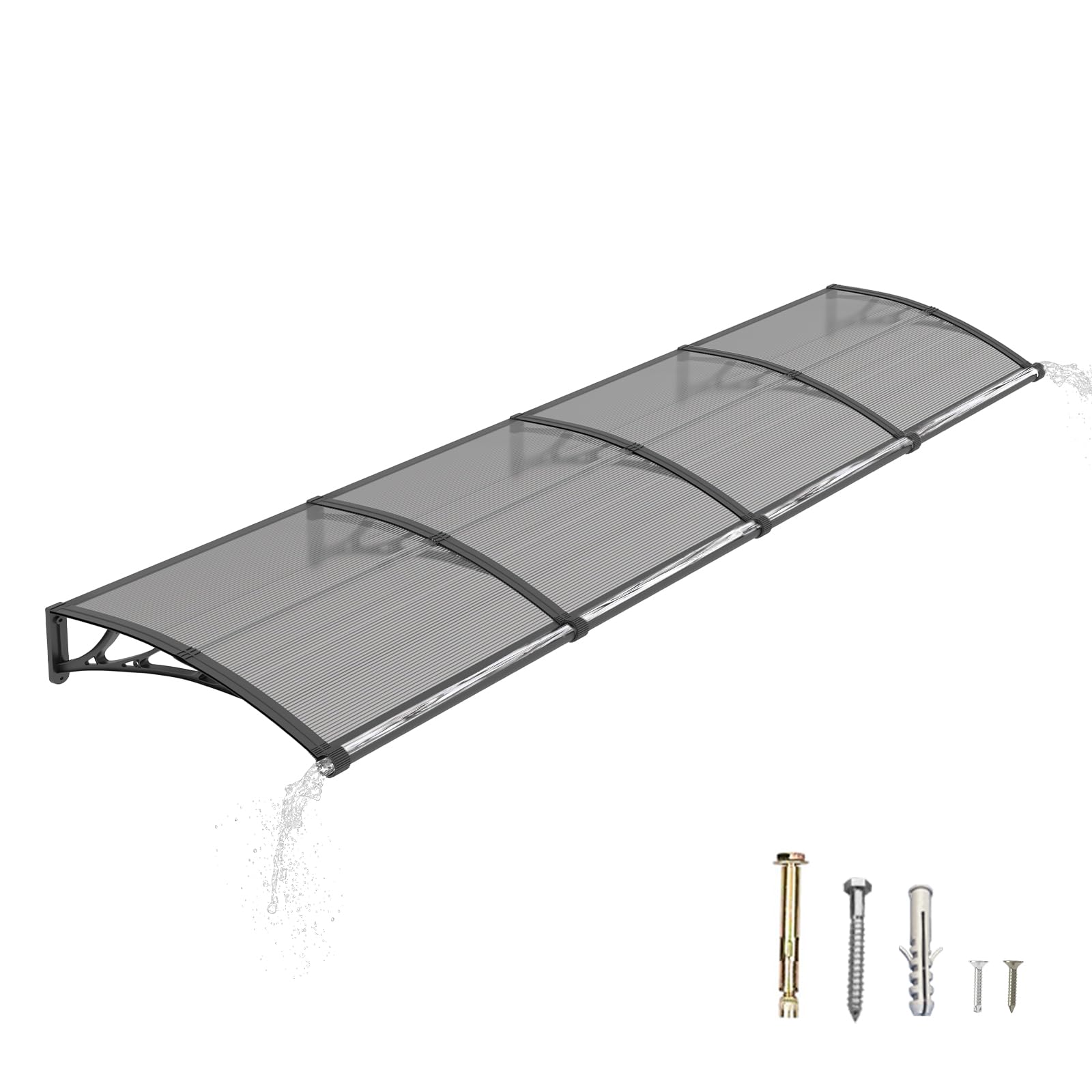 DAWNINGHOMM 40 x 160in Window Door Awning Canopy