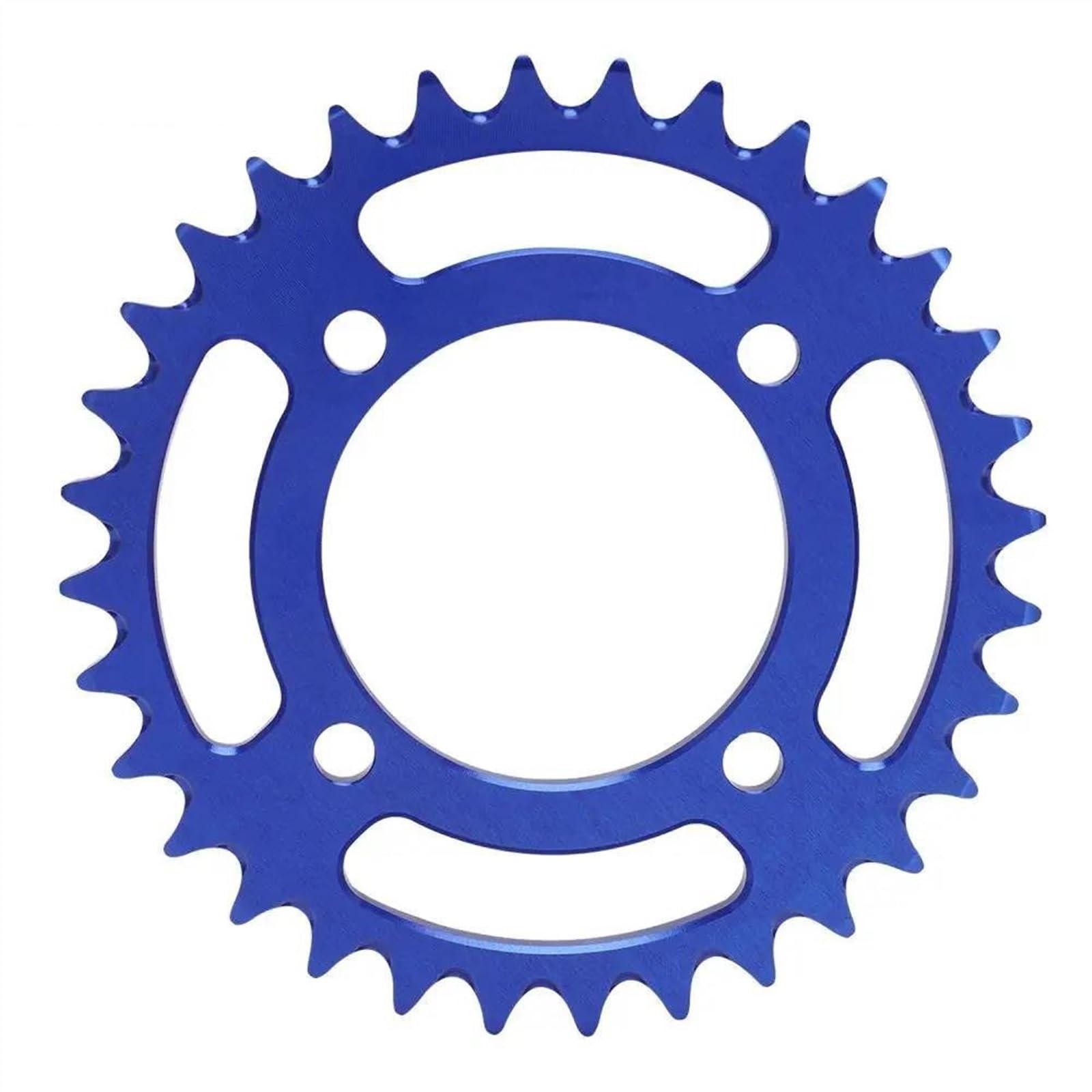 Pieza de piñón Cadena De Piñón Trasero CNC para Motocicleta para Yamaha PW80 PW 80, Aleación Aluminio 32T(BLU)
