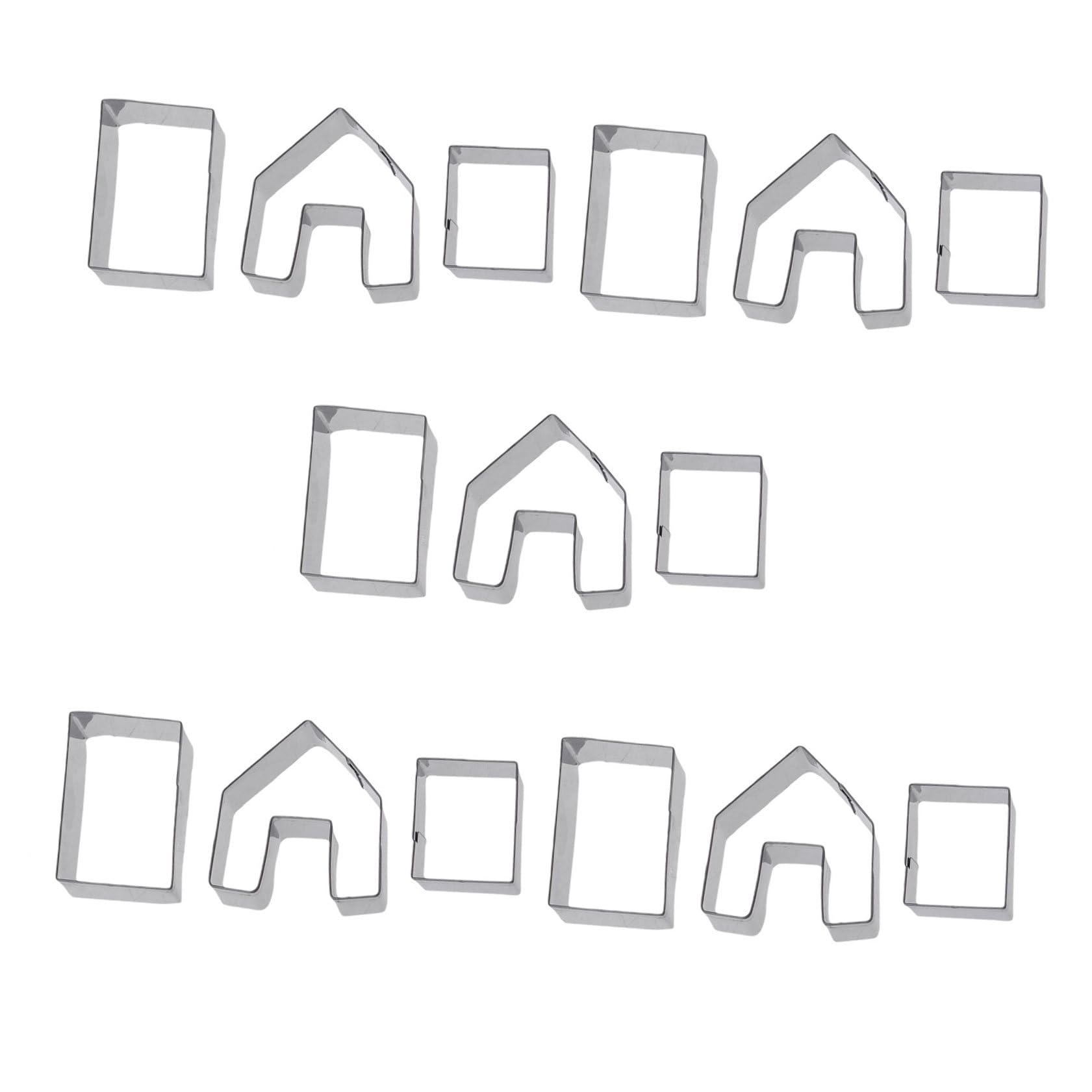 5 Juegos Molde para Pastel Casa de Jengibre Molde para Galletas Navideñas Cortador de Galletas para Navidad para Hornear para Fiestas de Navidad