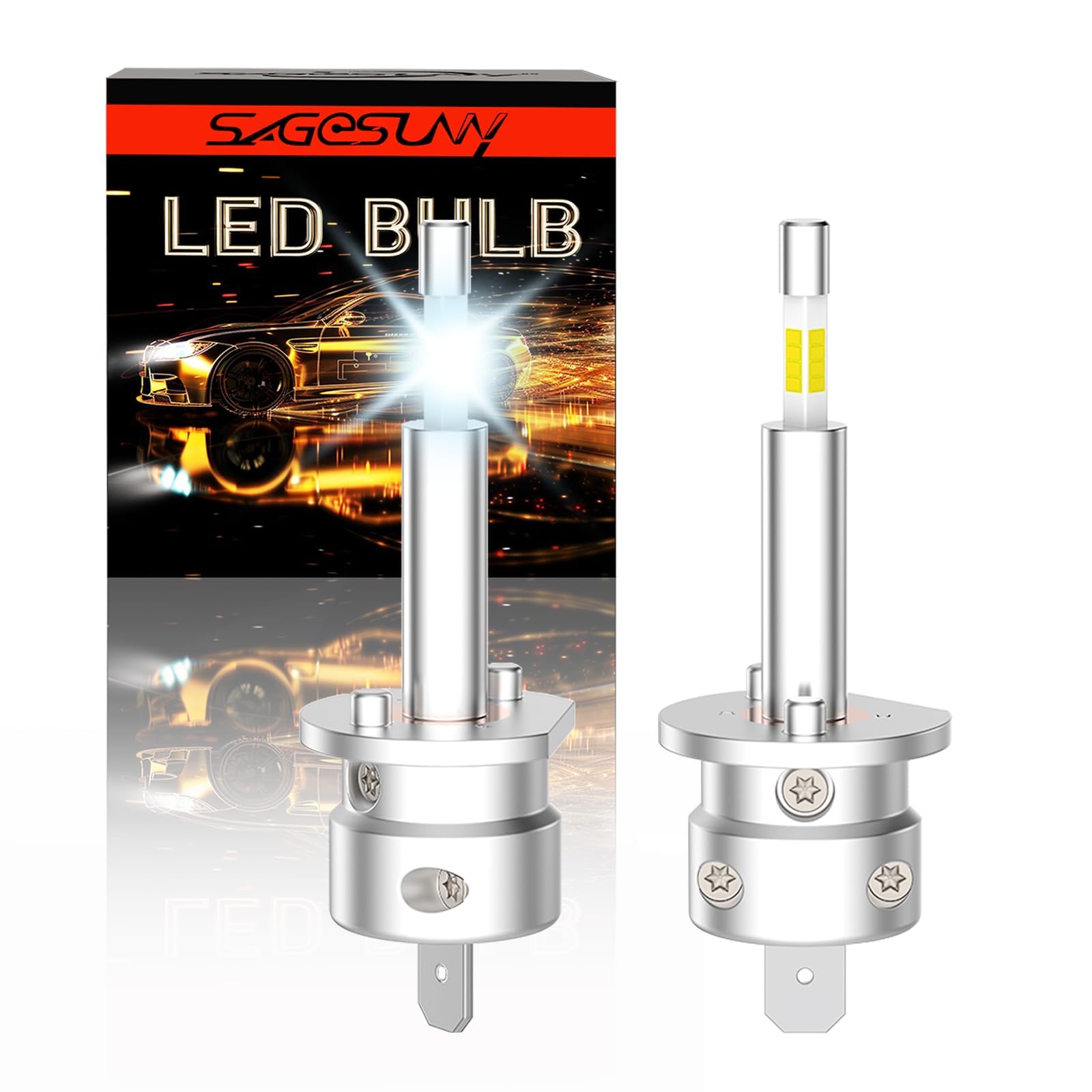 H11 LED Headlight Bulbs, OUSHI Upgraded 600% Super Brighter