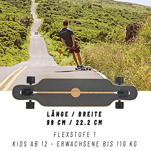 Longboard Jucker Hawaii Hoku V2 Flex 1 für bis zu 110 kg