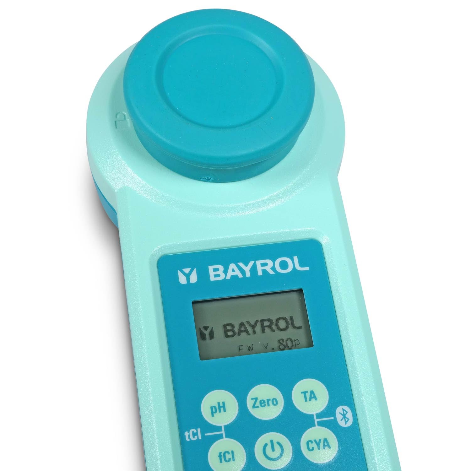 BAYROL Elektronischer Pooltester II Set mit Refill-Pack & Bluetooth | Digitales Photometer mit App-Anbindung, 140 Testtabletten und Analyse von bis zu 13 Wasserparametern